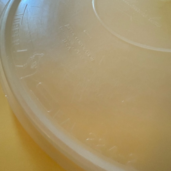 1954 Tupperware Millionaire Replacement Lid Seal Large Round 224-1 Sheer Clear - Picture 3 of 4